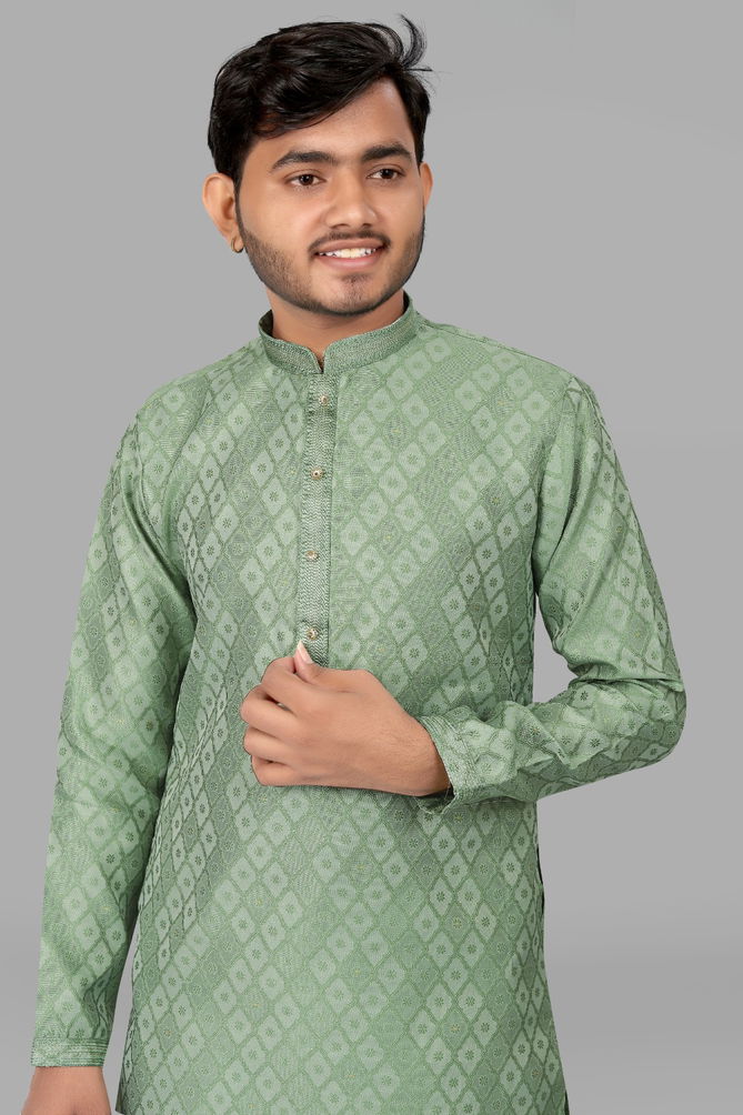 Pintex jacquard 1 Mens Kurta Pajama Manufacturers